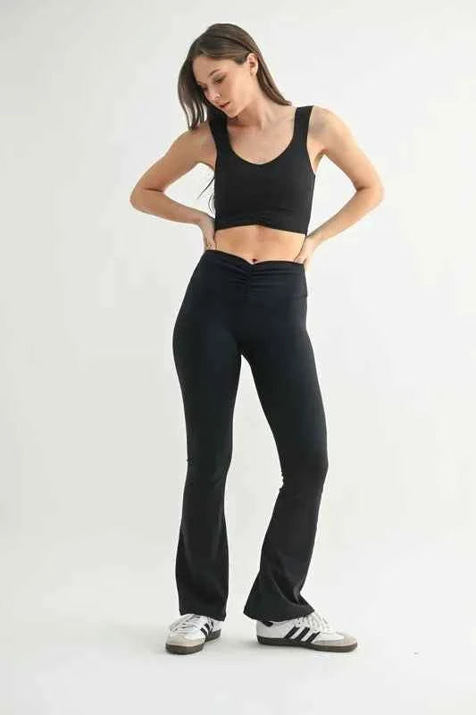 MONO B Ruched Front Active Tank MONO B Ruched Front Active Tank