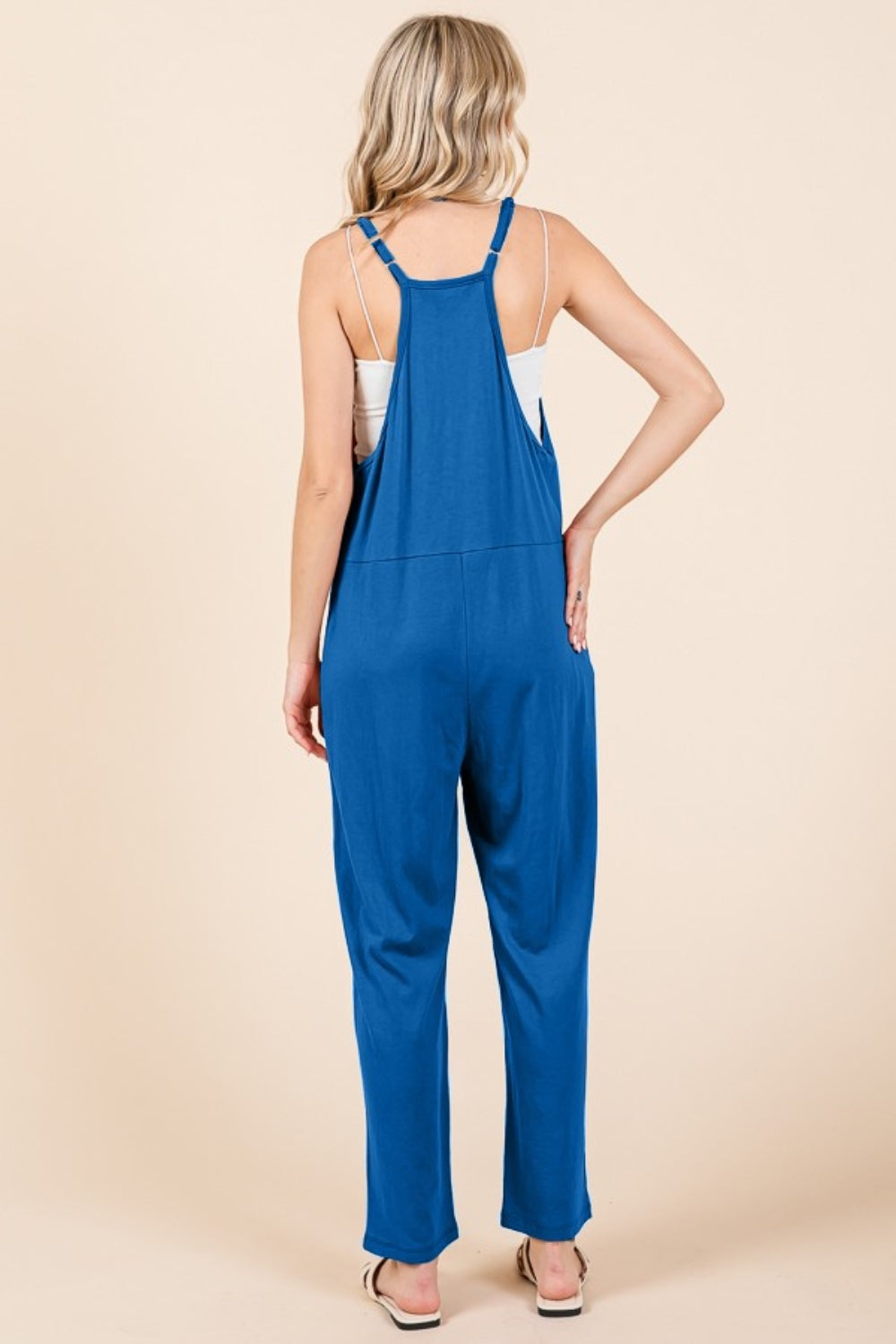 Culture Code Full Size Sleeveless Jumpsuit with Pockets Culture Code Full Size Sleeveless Jumpsuit with Pockets