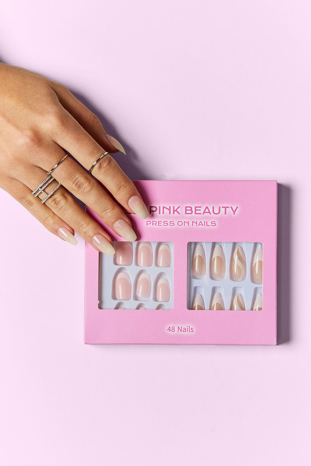 SO PINK BEAUTY Press On Nails 2 Packs SO PINK BEAUTY Press On Nails 2 Packs - TopFashionHQ