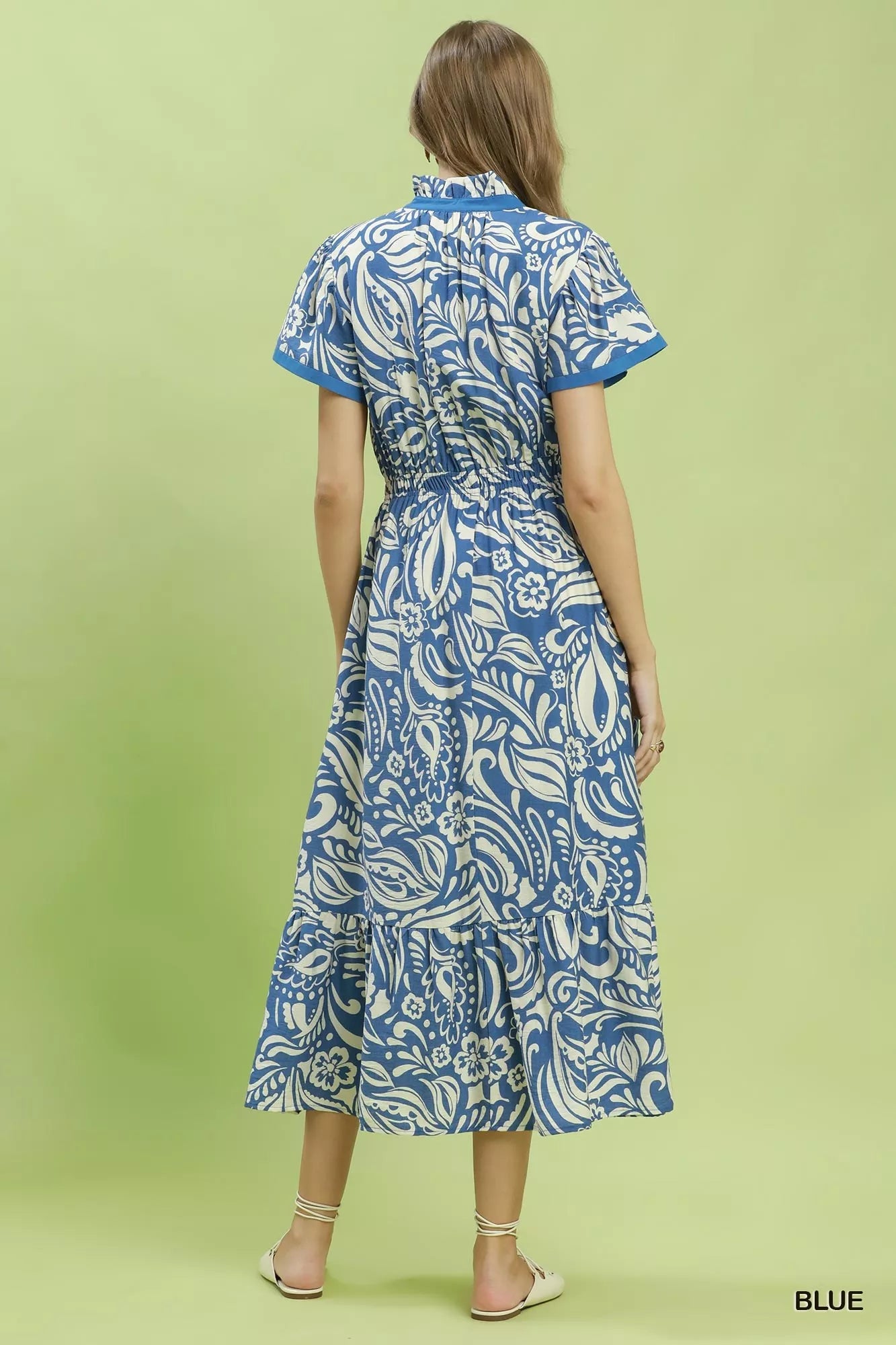 Umgee Paisley Print Midi Dress with Side Pockets a3eb6564-f37a-4806-abd1-41a62c627a7b-Max-Origin