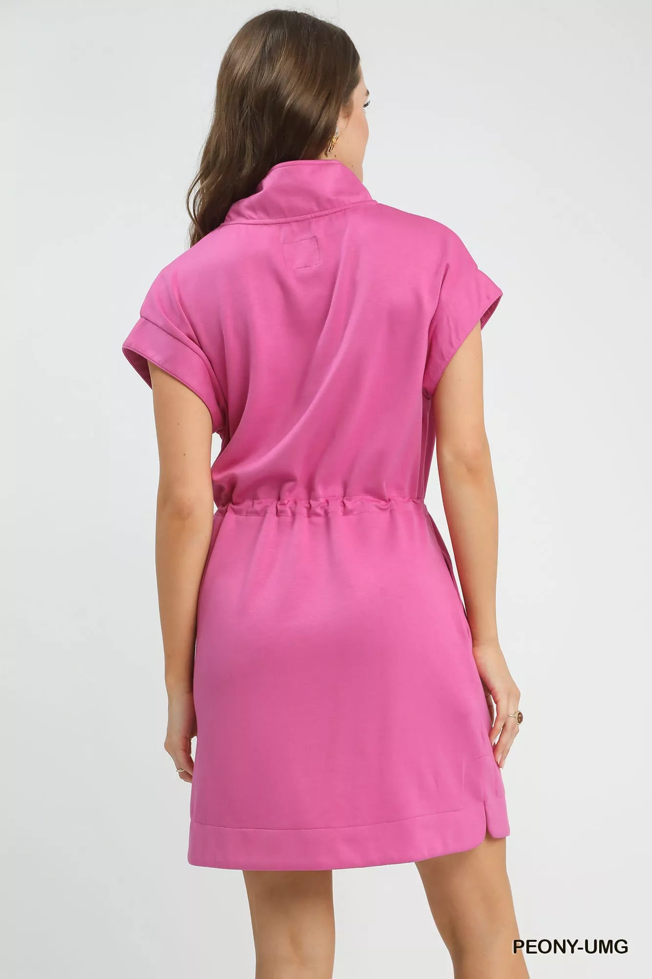 Umgee Dolman Sleeve Zip Detail Dress a4535035-405e-4dae-92a9-0ea3dc8c87f7-Max-Origin