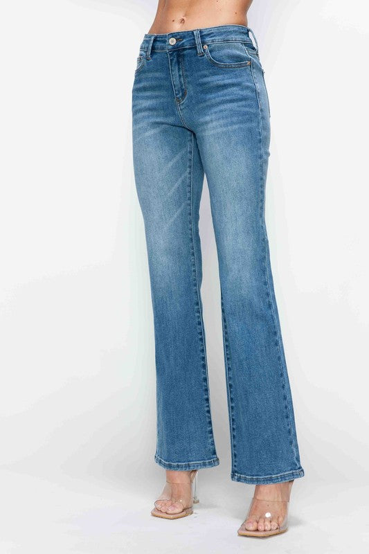bytos Full Size Cat's Whiskers Mid Rise Bootcut Jeans bytos Full Size Cat's Whiskers Mid Rise Bootcut Jeans