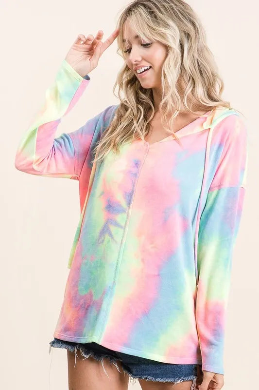 BiBi Tie Dye Terry Long Sleeve Hoodie a6ee5408b27f4accaa831e5662b5dc3a-Max-Origin