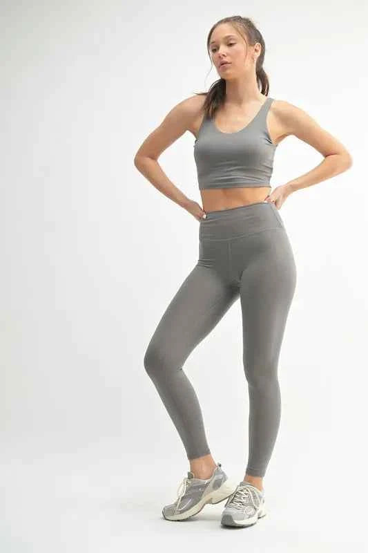 MONO B Venice Cloud Light Contour High-Waisted Leggings MONO B Venice Cloud Light Contour High-Waisted Leggings
