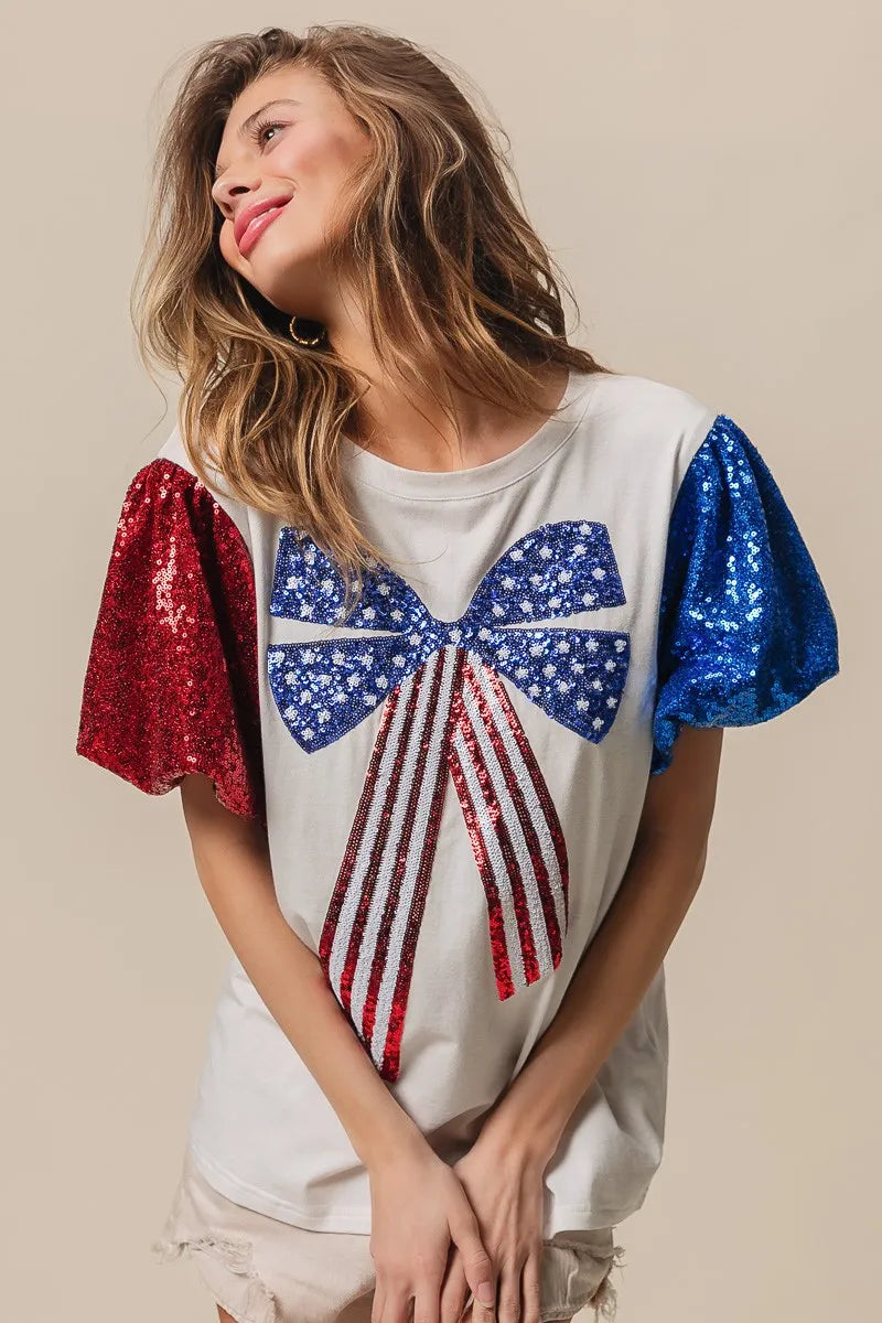 BiBi Sequin American Flag Bow Top a8af9cee91364901b2dc4449d80442b9-Max-Origin