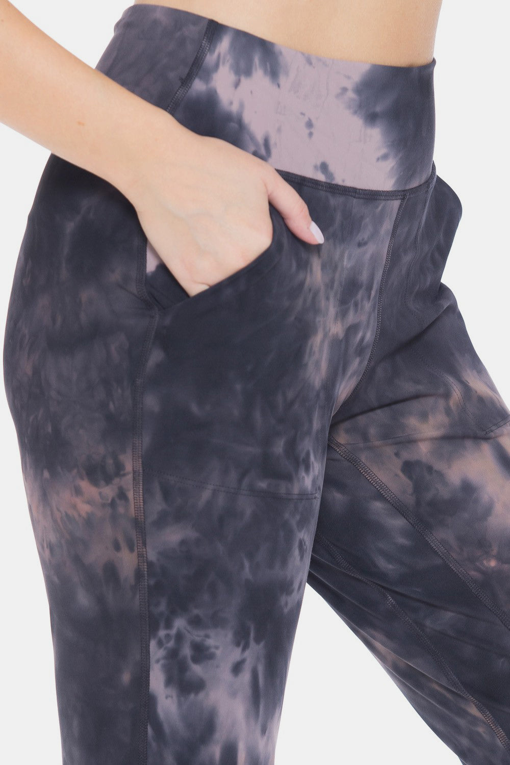 Leggings Depot Tie-Dye High Waist Cropped Leggings Leggings Depot Tie-Dye High Waist Cropped Leggings - TopFashionHQ