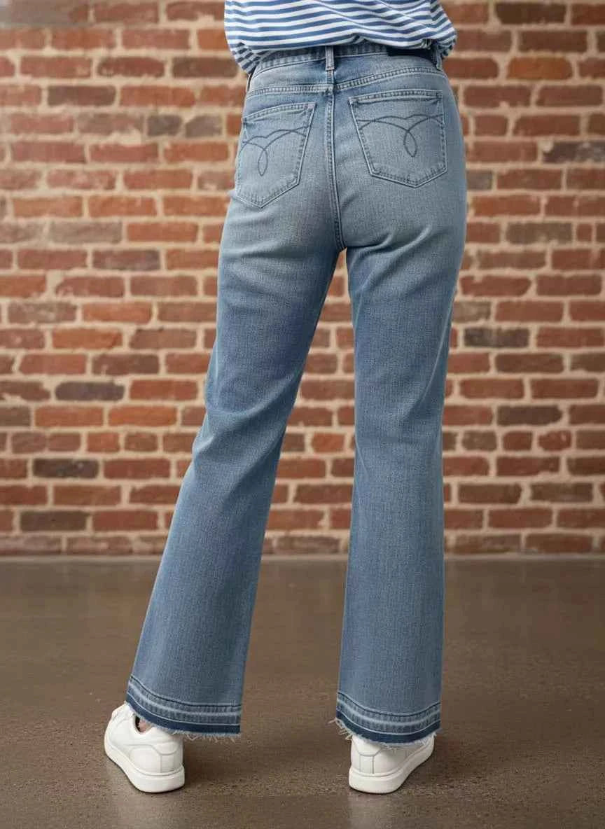 Judy Blue Full Size Mid Rise Slim Bootcut Tummy Control Release Hem Jeans Plus Size Judy Blue Full Size Mid Rise Slim Bootcut Tummy Control Release Hem Jeans Plus Size