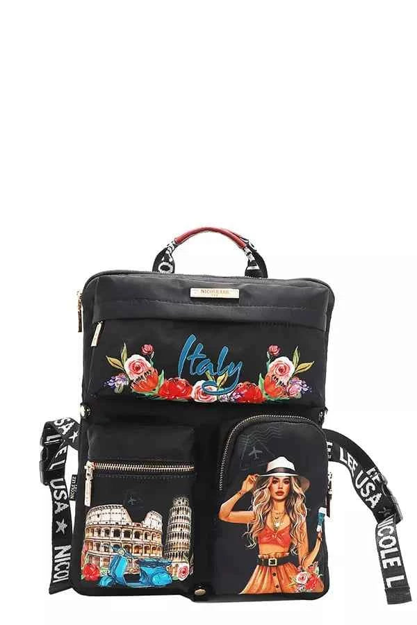 Nicole Lee USA Multi-Pocket Travel Backpack Nicole Lee USA Multi-Pocket Travel Backpack