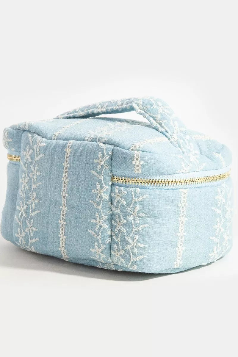 Fame Flower Vine Pattern Makeup Case Cosmetic Bag aec523a9-6670-449a-8fe0-450164556378-Max-Origin