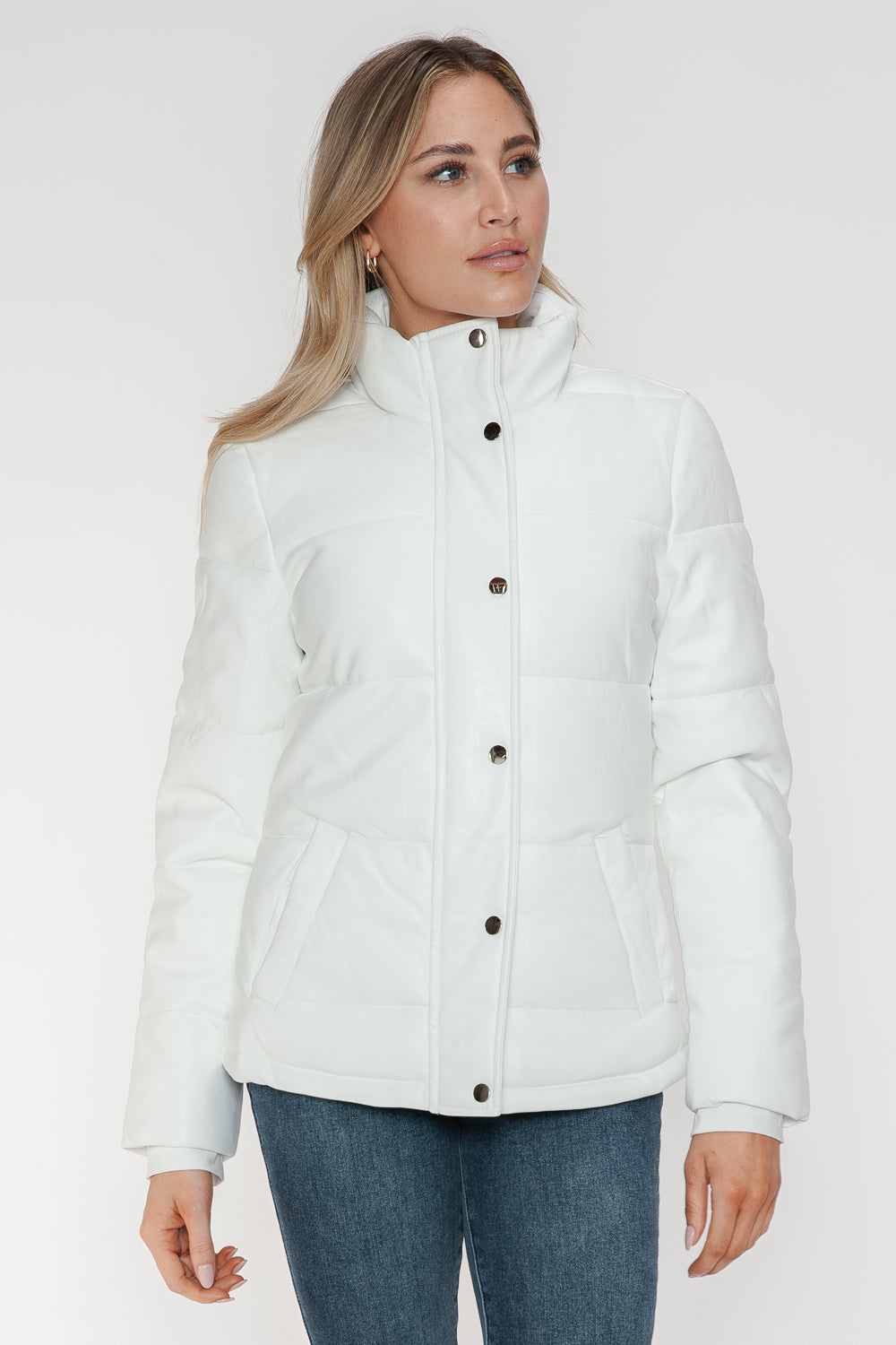 YMI Pocketed Zip Up Turtleneck Puffer Jacket YMI Pocketed Zip Up Turtleneck Puffer Jacket - TopFashionHQ