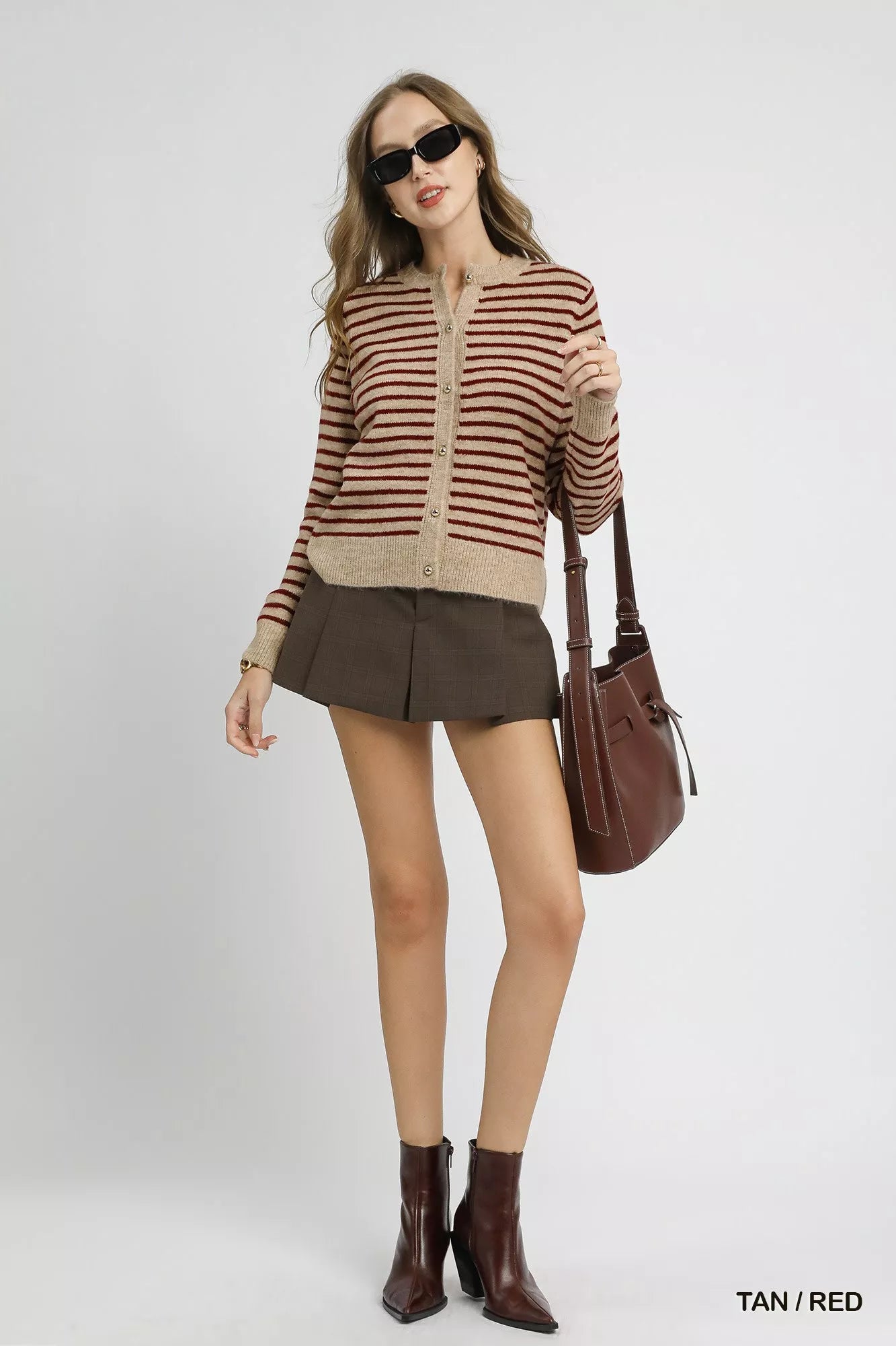 Umgee Striped Button-Up Knit Cardigan b08fa0de-71b8-4511-8746-41d6e4cafce3-Max-Origin
