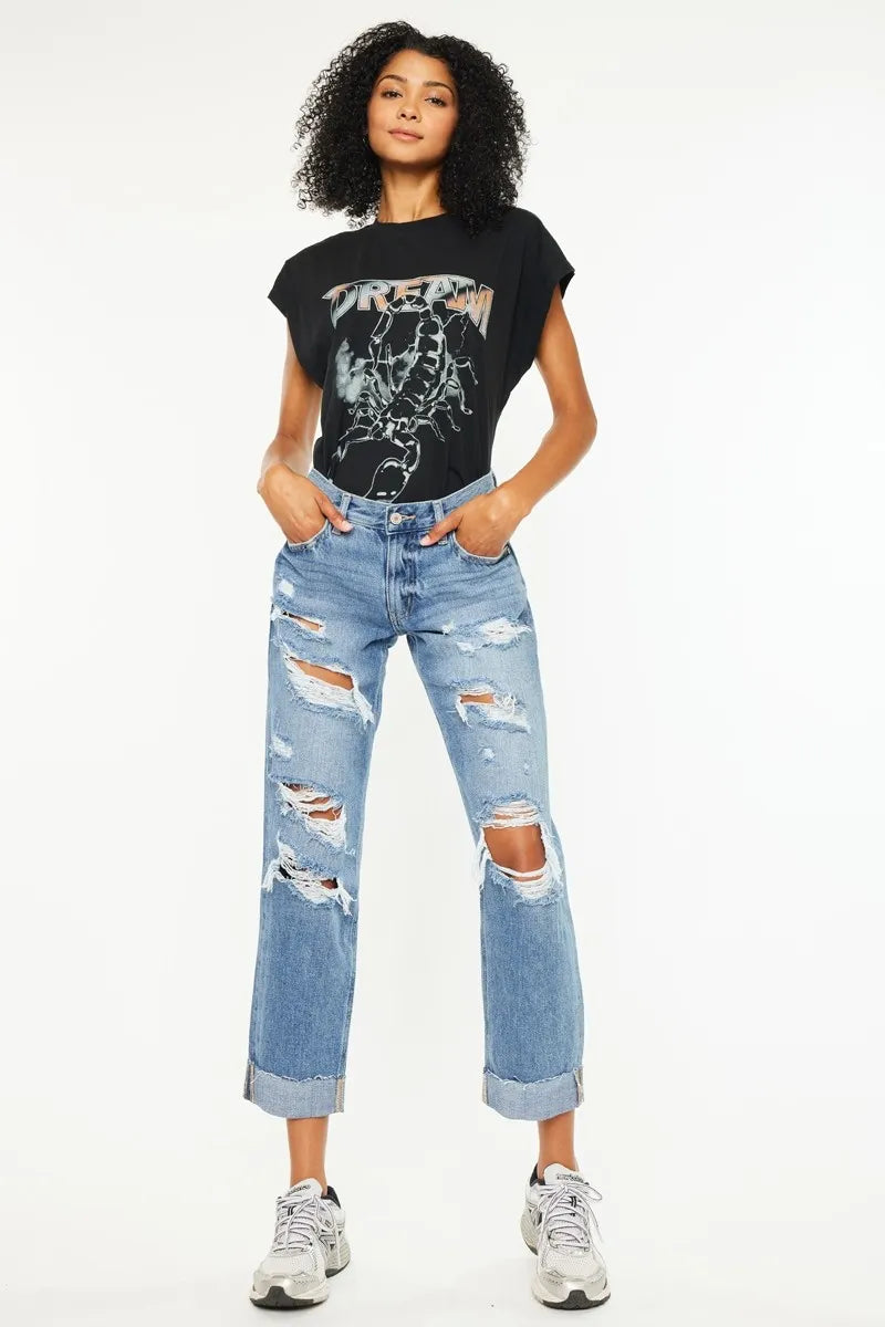 Kancan Mid Rise Distressed Boyfriend Fit Jeans b20411832be447959d5dc485f68dbfb3-Max-Origin