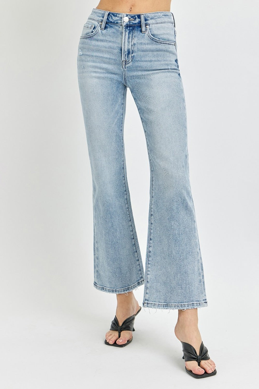 RISEN Full Size High Rise Ankle Flare Jeans RISEN Full Size High Rise Ankle Flare Jeans
