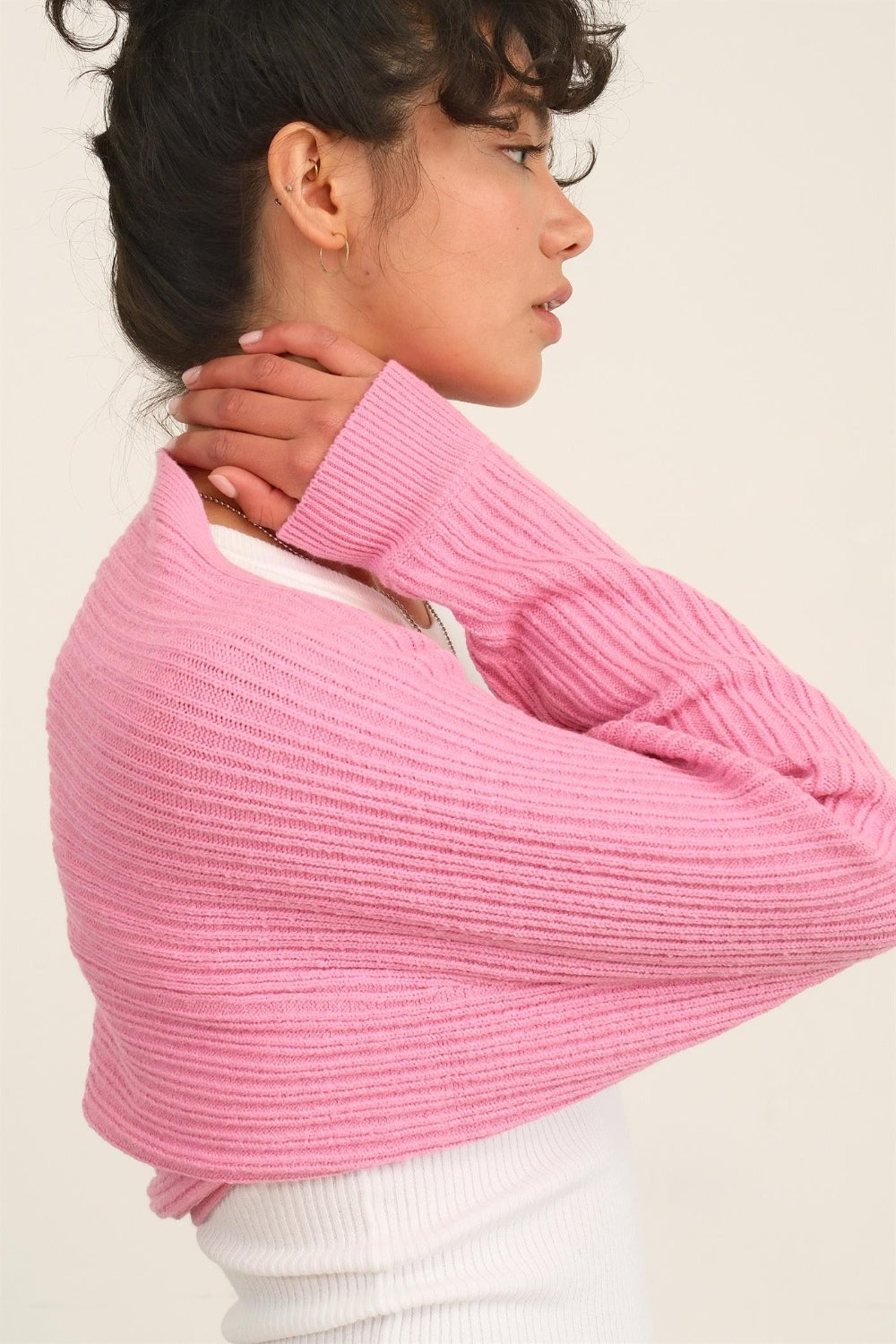 HYFVE Ribbed Knit Bolero Cardigan HYFVE Ribbed Knit Bolero Cardigan - TopFashionHQ