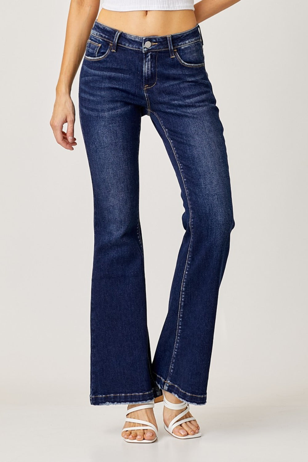 RISEN Full Size Low Rise Flare Jeans RISEN Full Size Low Rise Flare Jeans