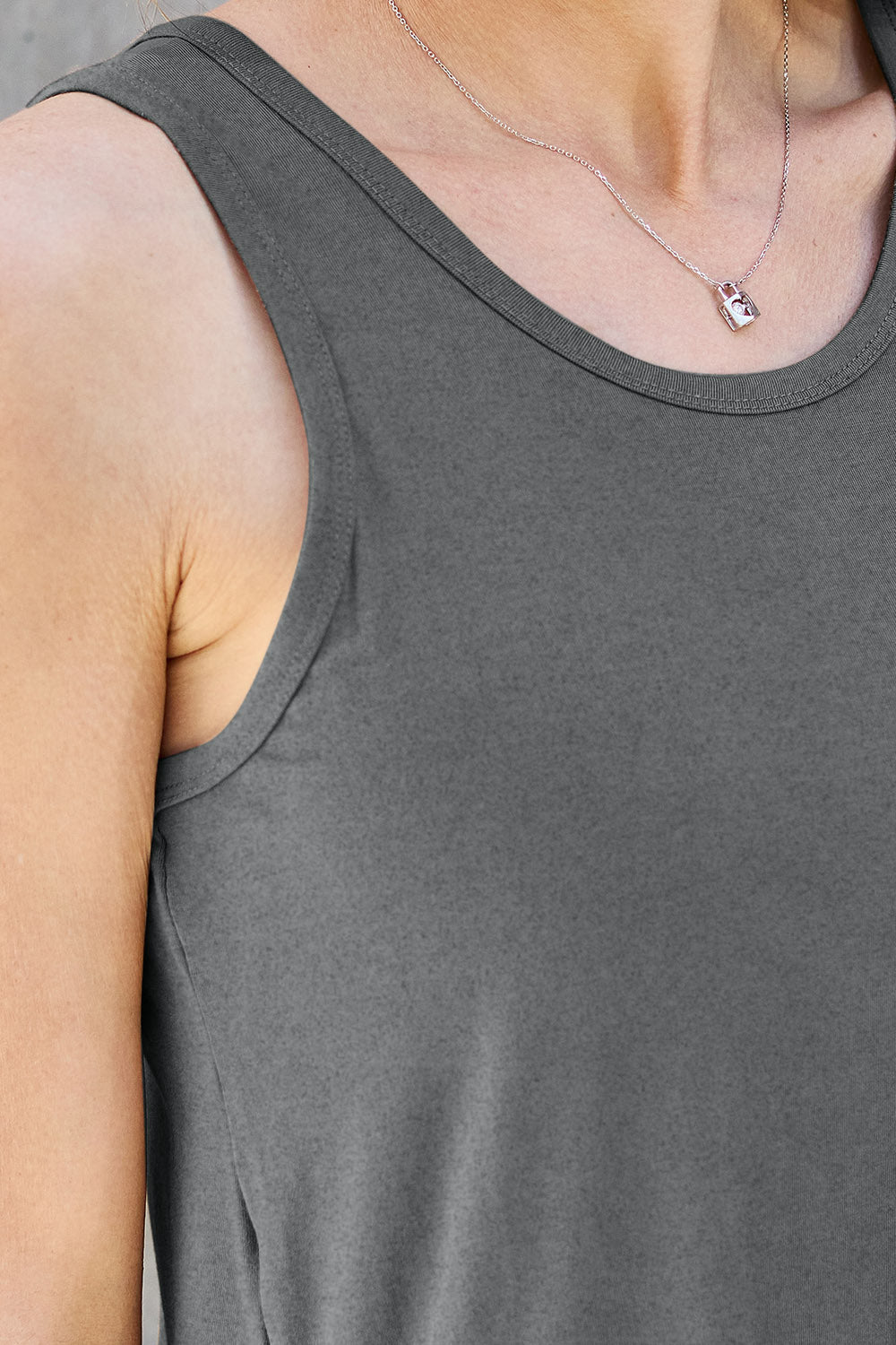 Basic Bae Full Size Round Neck Tank Basic Bae Full Size Round Neck Tank - TopFashionHQ
