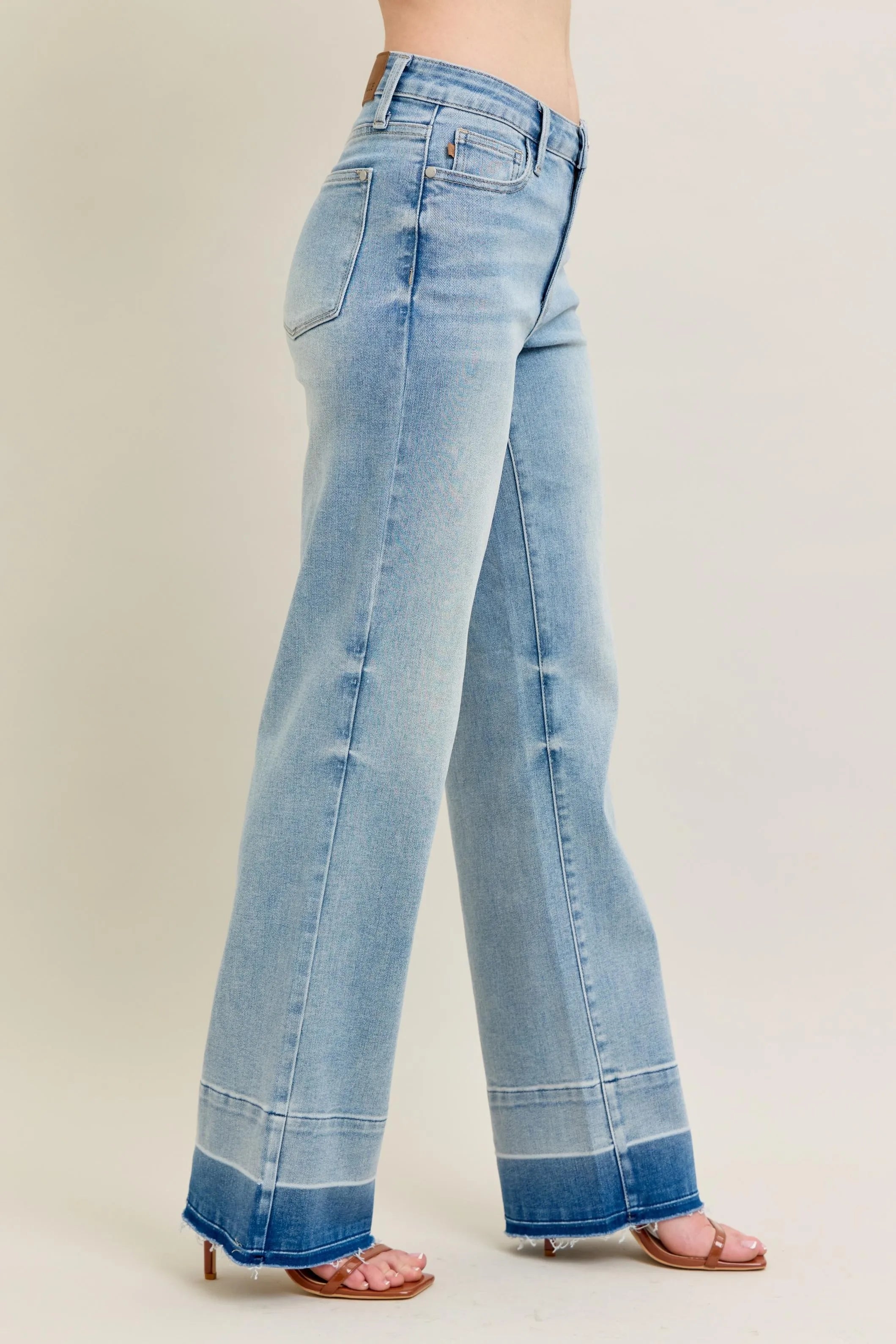 Judy Blue Full Size Mr Release Hem Wide Leg Jeans Plus Size b72cd721712d44b89ccfa8261442e6ff-Max-Origin