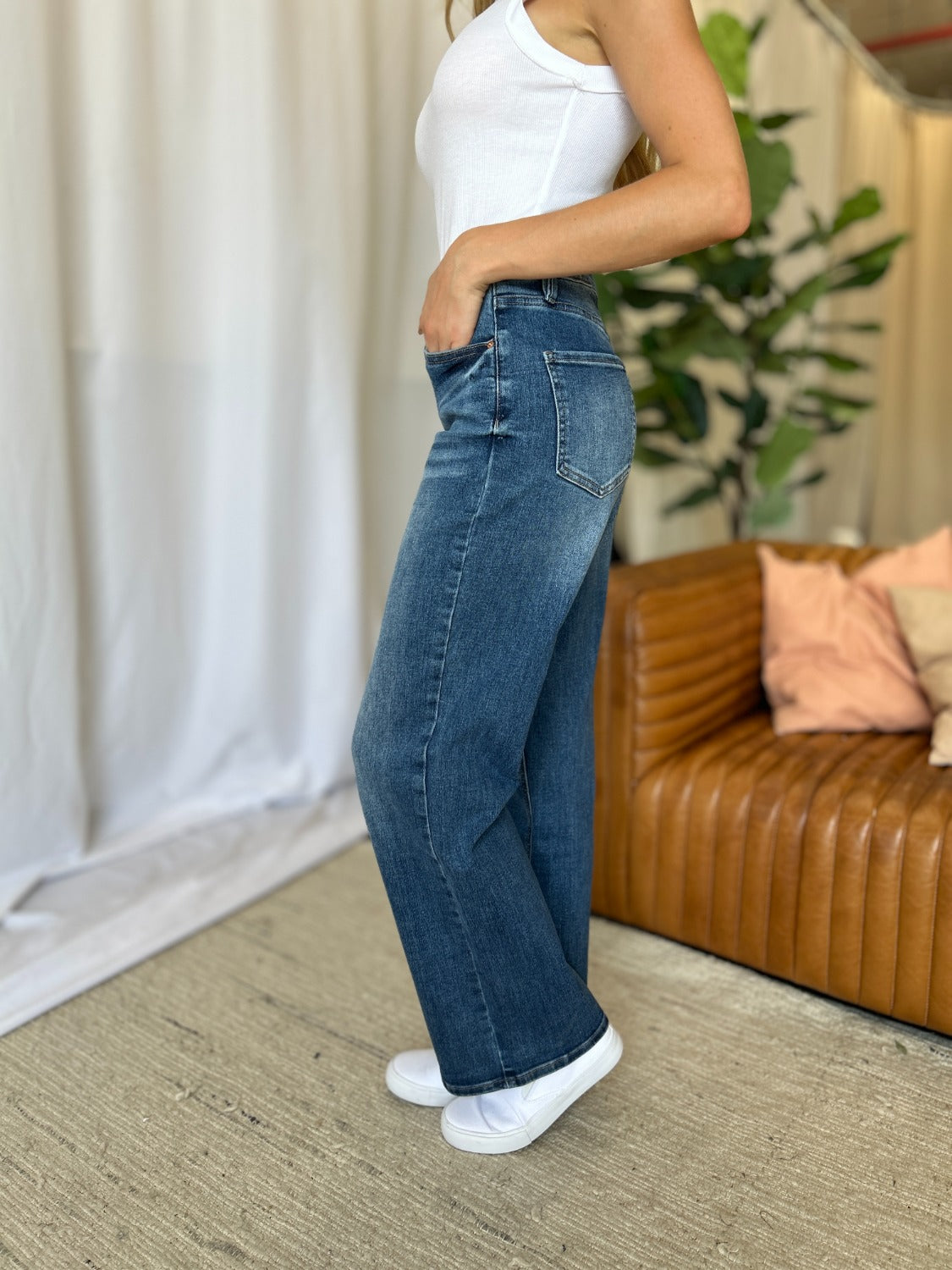 RFM Full Size High Rise Tummy Control Wide Leg Jeans RFM Full Size High Rise Tummy Control Wide Leg Jeans