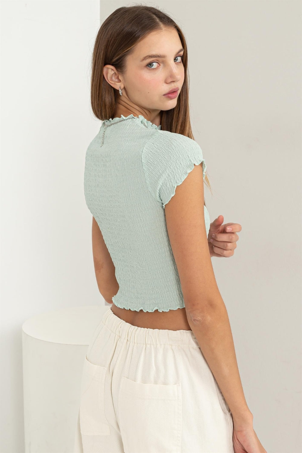 HYFVE Lettuce Hem Crop Top HYFVE Lettuce Hem Crop Top - TopFashionHQ