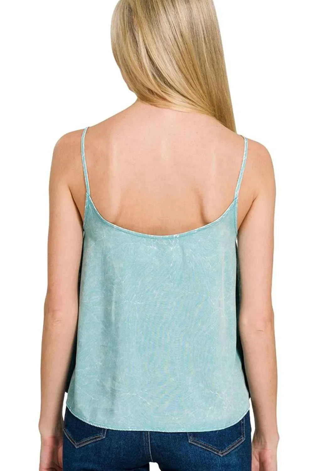 Zenana Woven Acid Crinkle Washed Cami & Pants 2 Piece Set Zenana Woven Acid Crinkle Washed Cami & Pants 2 Piece Set