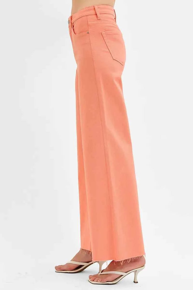 RISEN Full Size Tummy Control High Rise Wide Leg Palazzo Jeans Plus Size RISEN Full Size Tummy Control High Rise Wide Leg Palazzo Jeans Plus Size