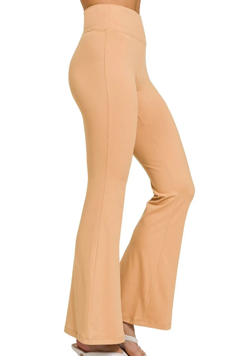 Zenana Buttery Soft Flare Leg High Waist Yoga Pants bc1862ab-4c8a-4929-9199-fc07f795034f-Max-Origin