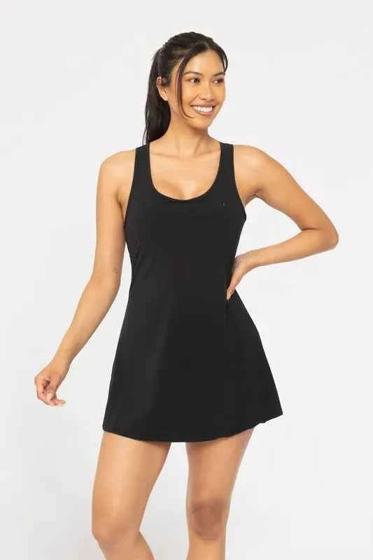 MONO B Adjustable Active A-line Dress MONO B Adjustable Active A-line Dress