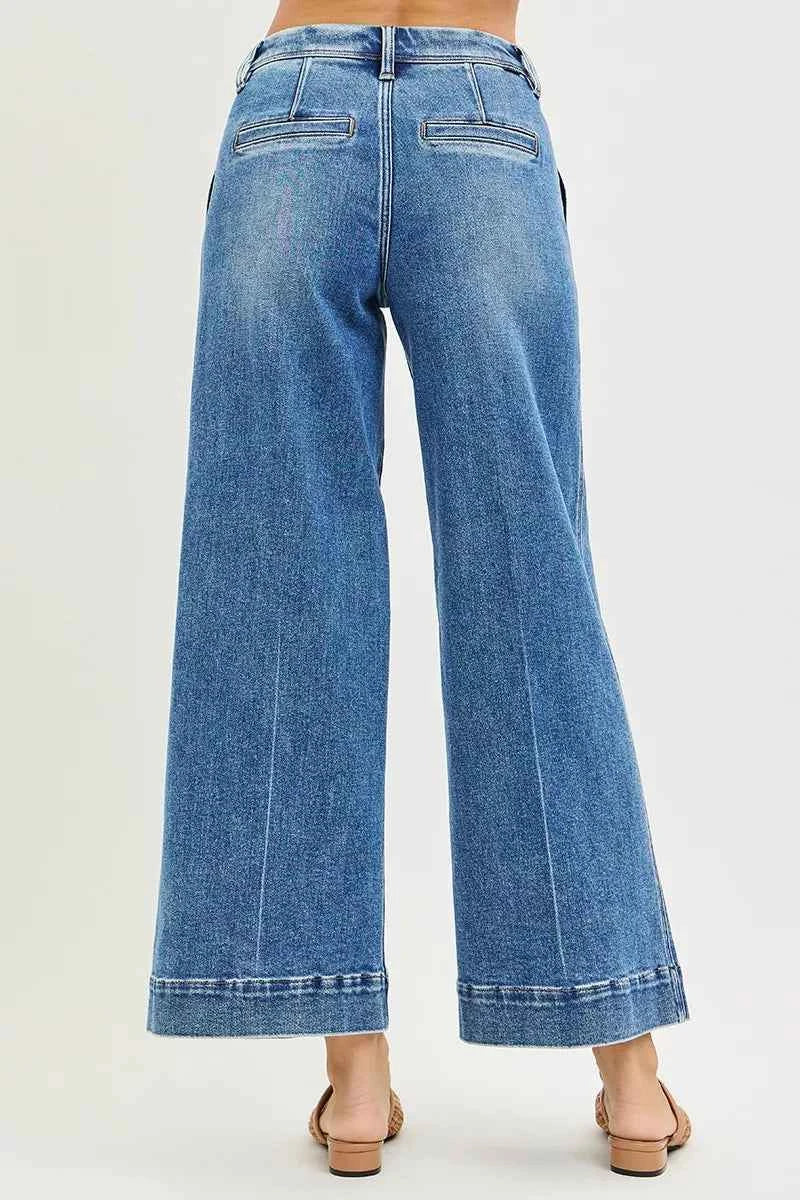 RISEN Slouchy Ankle Wide Jeans RISEN Slouchy Ankle Wide Jeans