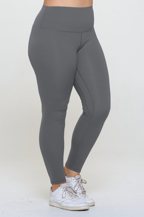 Yelete Full Size Fleece Lined High Waisted Leggings Yelete Full Size Fleece Lined High Waisted Leggings
