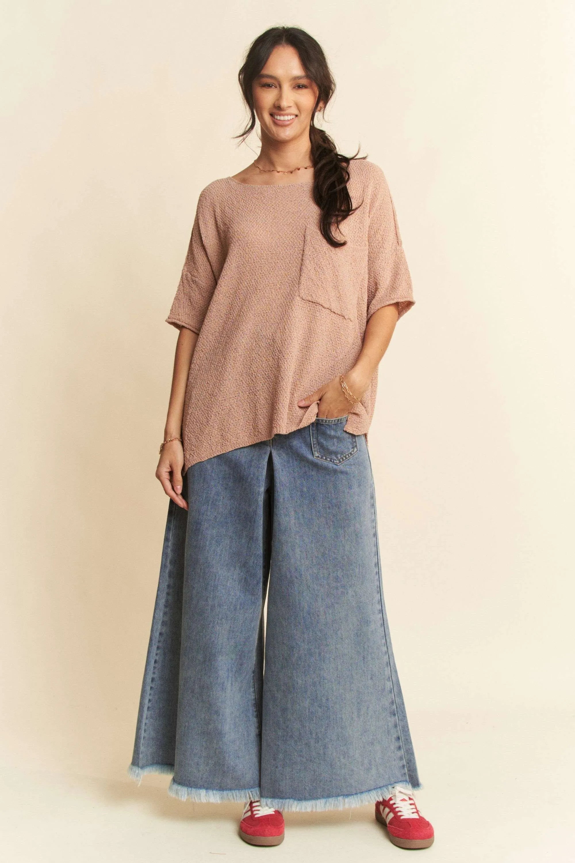 Davi & Dani Patch Pocket Wide Leg Culotte Jeans c08569dfc28f48ec925ef8cafc18f7a0-Max-Origin