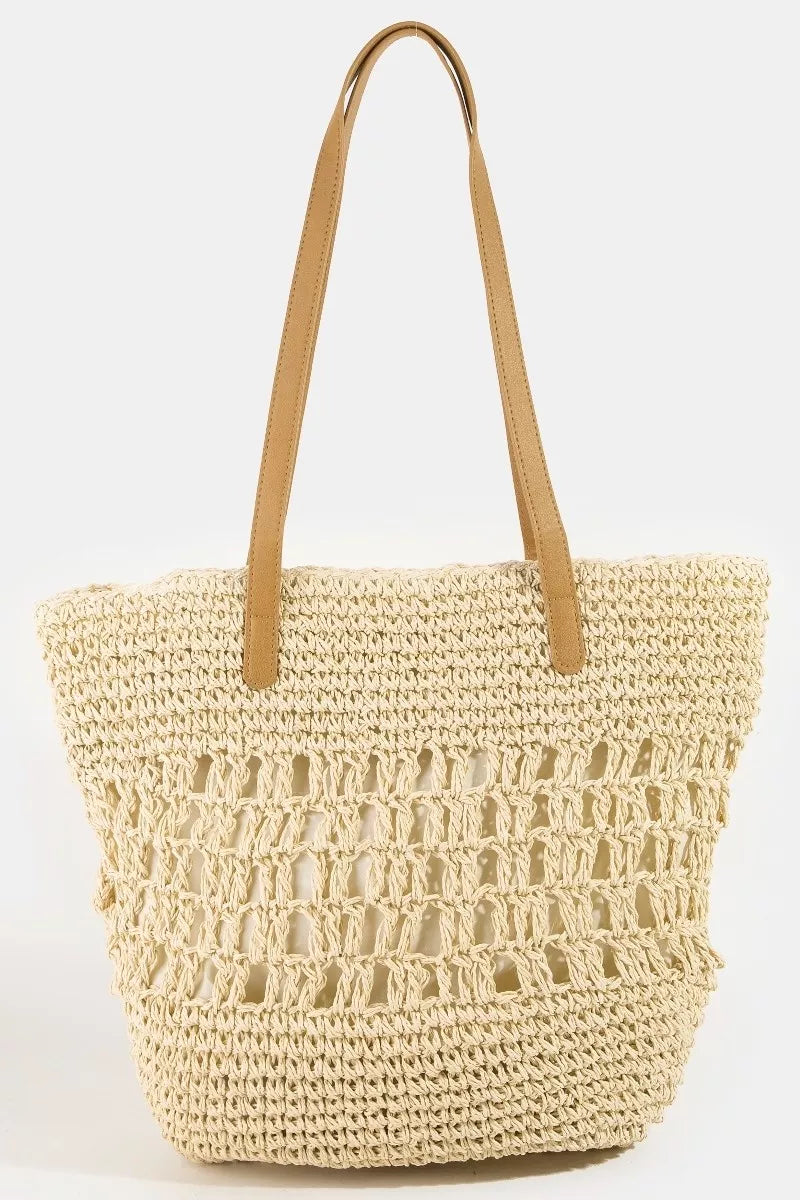 Fame Intricate Straw Braided Large Tote Bag c0aa5bb7-07b1-435b-b3cd-9649ab7d3fbd-Max-Origin