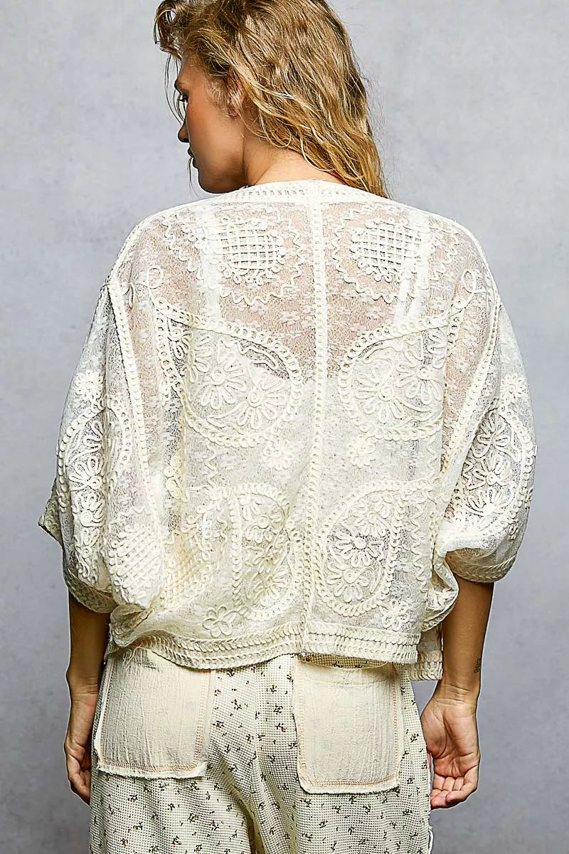 POL Open Front Crochet Cardigan with Floral Embroidery c10ec88e-9496-4dc9-a3fe-8653b627e26a-Max-Origin