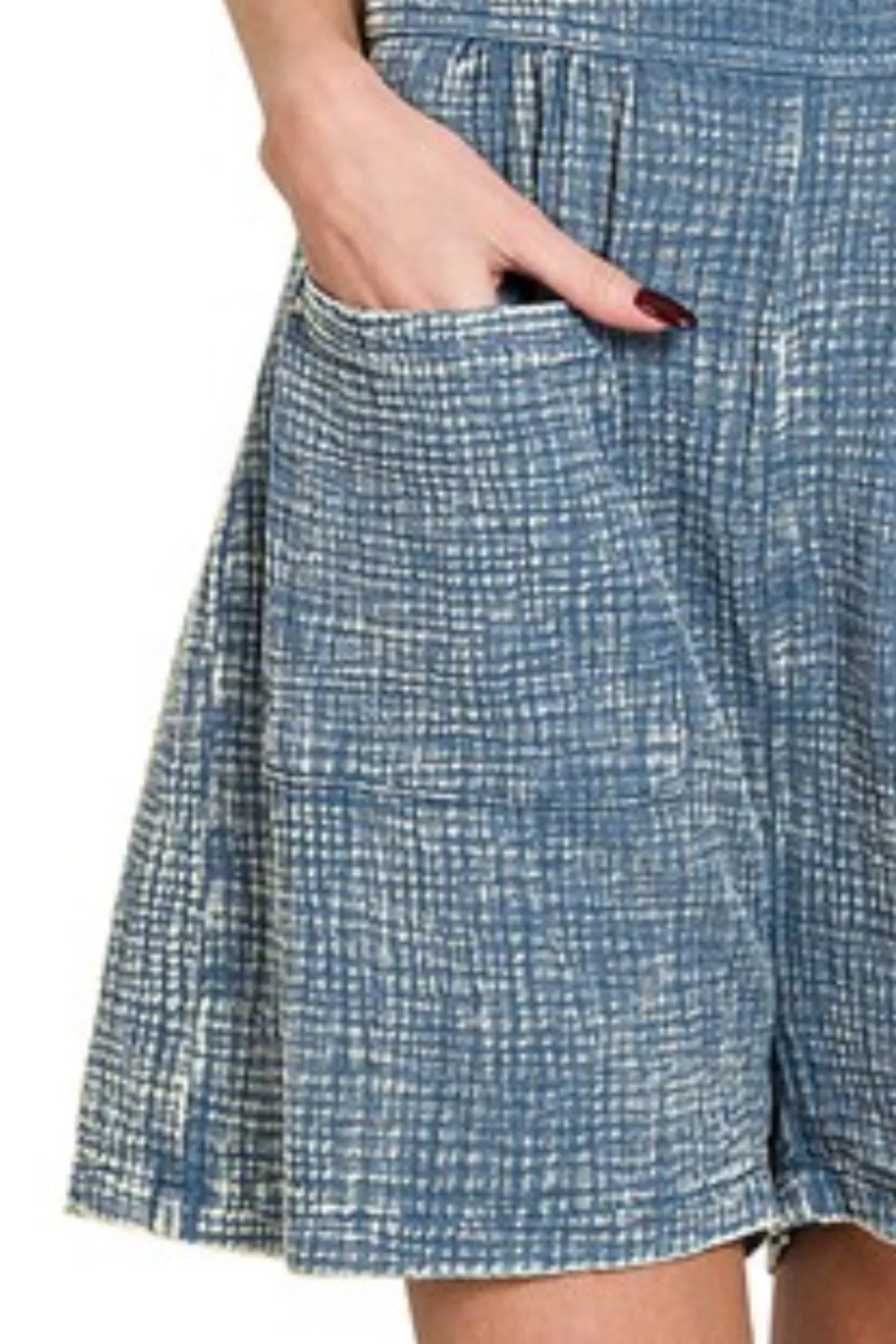 Zenana Woven Double Gauze Acid Washed Romper c23702cc-9361-4460-a28d-4c14413e6be8-Max-Origin