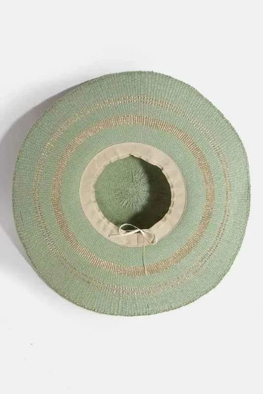 Fame Metallic Accent Trim Floppy Sun Hat Fame Metallic Accent Trim Floppy Sun Hat