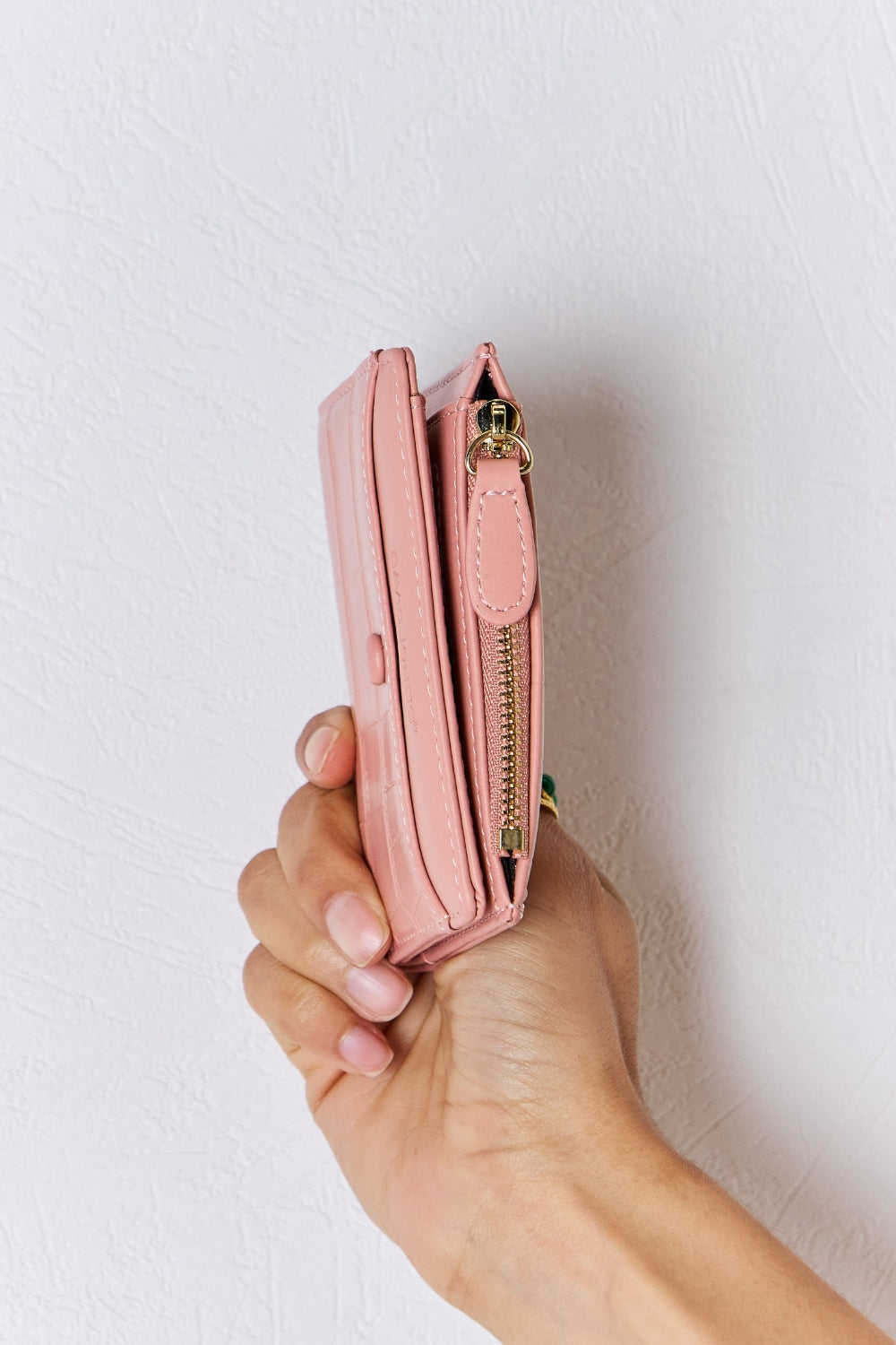 David Jones Texture PU Leather Mini Wallet David Jones Texture PU Leather Mini Wallet - TopFashionHQ