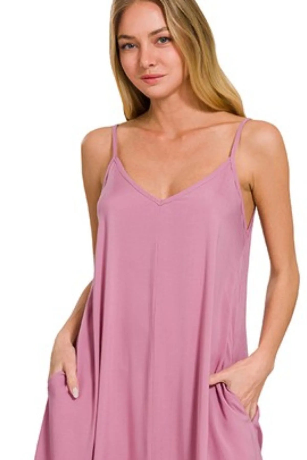 Zenana Woven Arc Hem Cami Dress With Flowy Pockets c411932f-b51d-40fb-a7d3-7a32bcac079c-Max-Origin