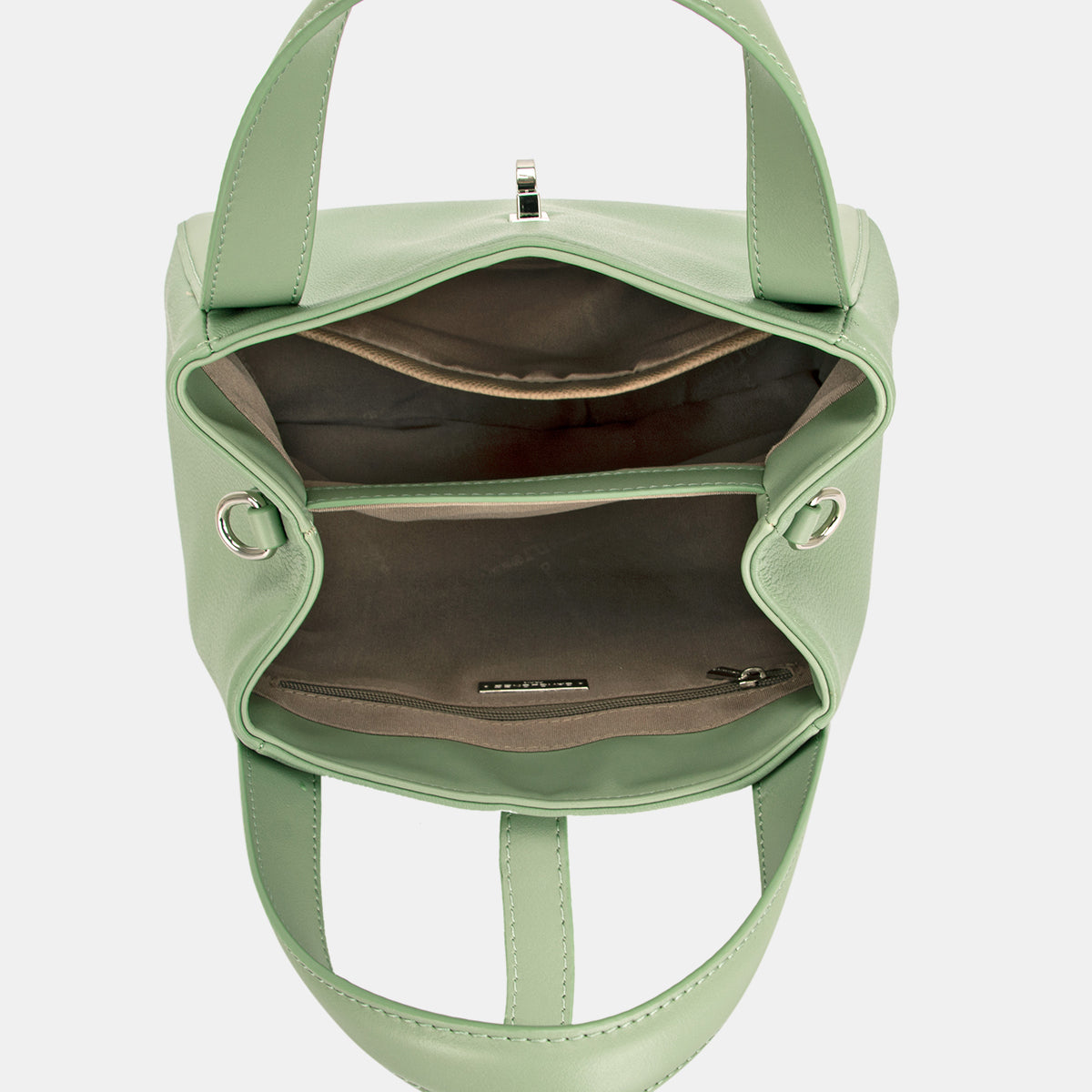 David Jones PU Leather Bucket Bag David Jones PU Leather Bucket Bag - TopFashionHQ