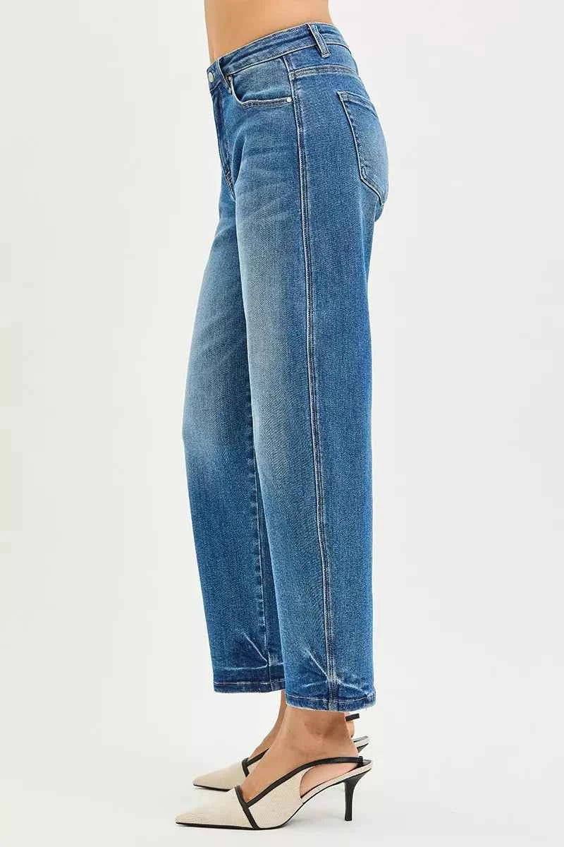 RISEN Slouchy Cropped Barrel Jeans RISEN Slouchy Cropped Barrel Jeans