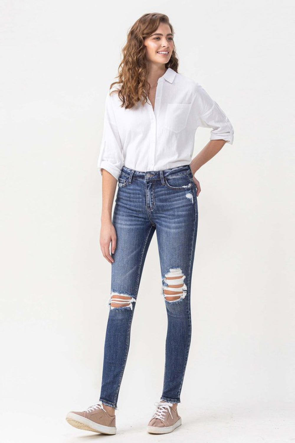 Lovervet Hayden Full Size High Rise Skinny Lovervet Hayden Full Size High Rise Skinny - TopFashionHQ