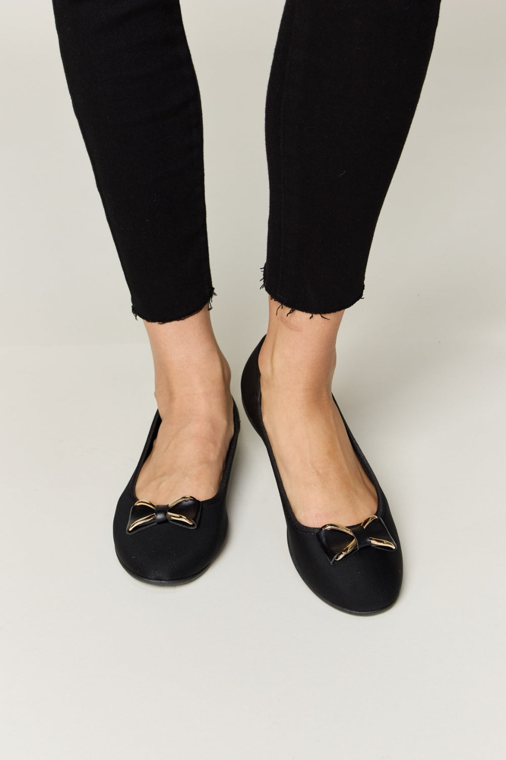 Forever Link Metal Buckle Flat Loafers Forever Link Metal Buckle Flat Loafers - TopFashionHQ