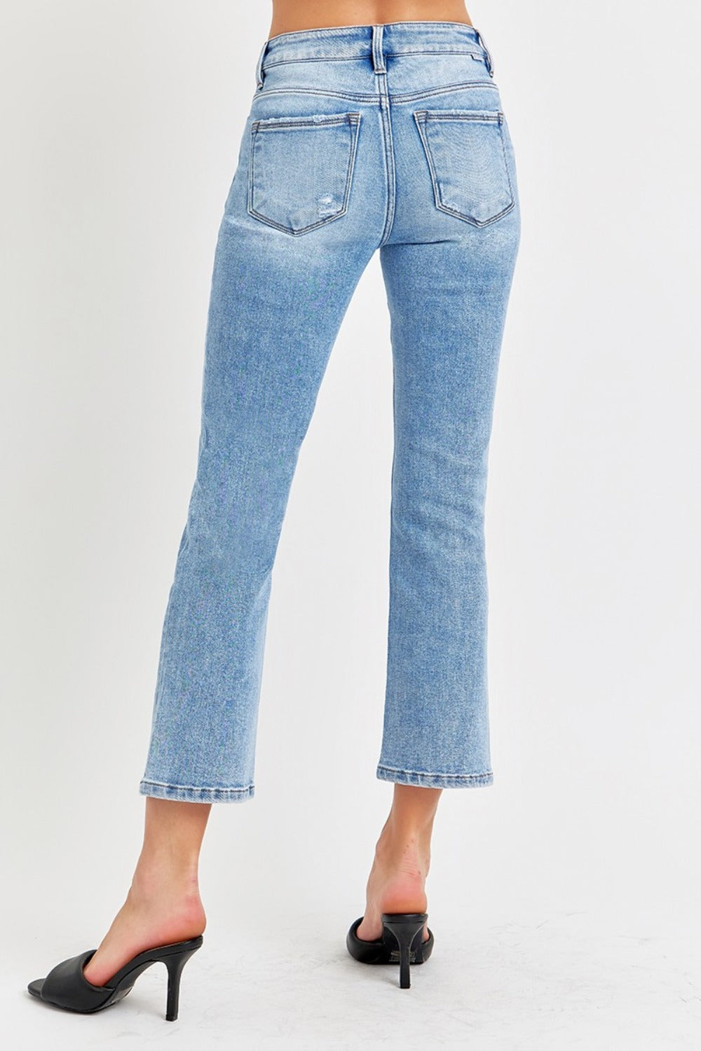 RISEN Full Size Low Rise Crop Slim Straight Jeans RISEN Full Size Low Rise Crop Slim Straight Jeans - TopFashionHQ