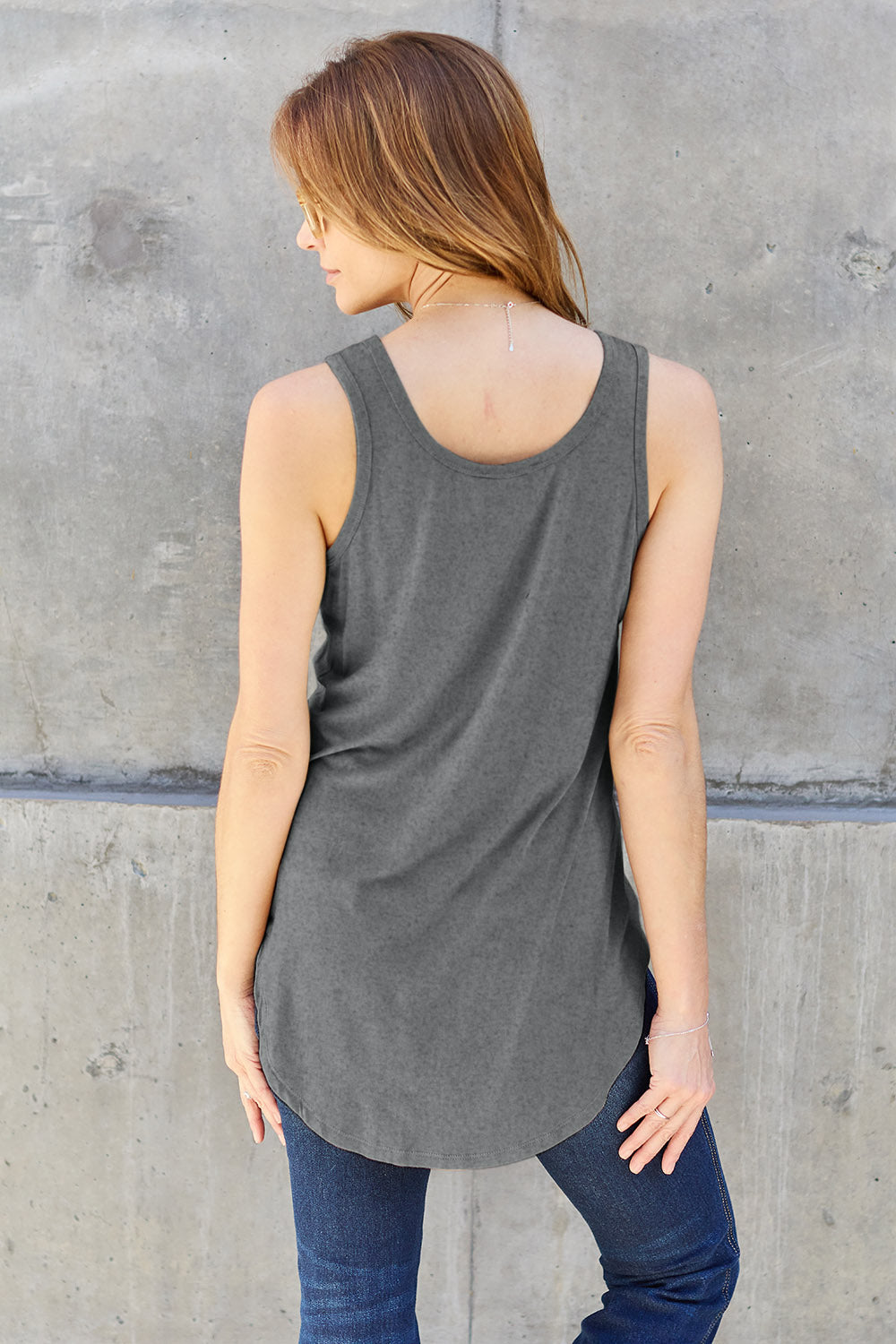 Basic Bae Full Size Round Neck Tank Basic Bae Full Size Round Neck Tank - TopFashionHQ