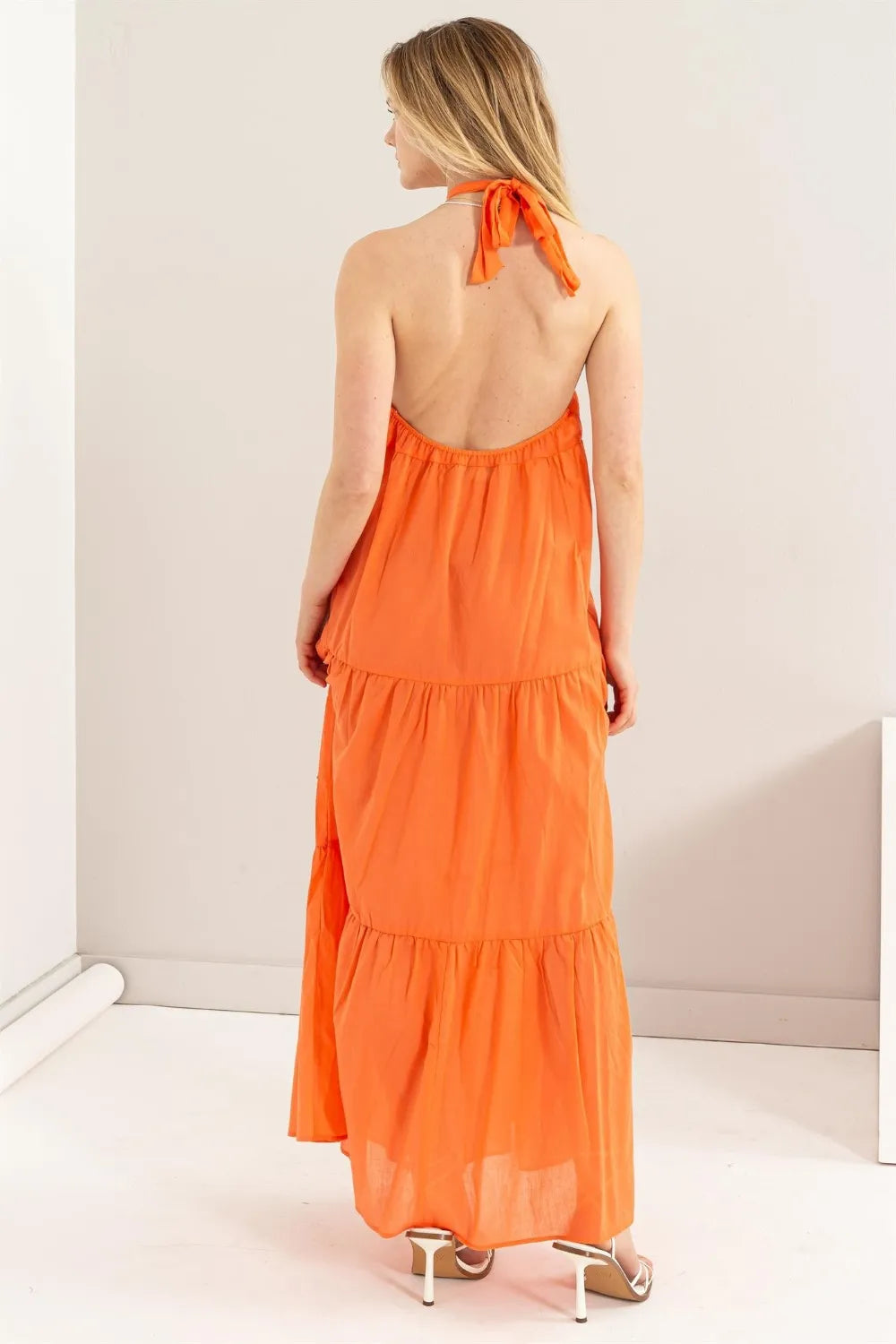 HYFVE Halter Neck Cover Up Maxi Dress cc7edba2-b292-40de-9546-7711eabd9e0b-Max