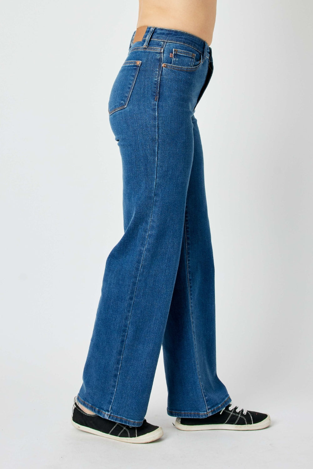 Judy Blue Full Size High Rise Straight Jeans Judy Blue Full Size High Rise Straight Jeans - TopFashionHQ