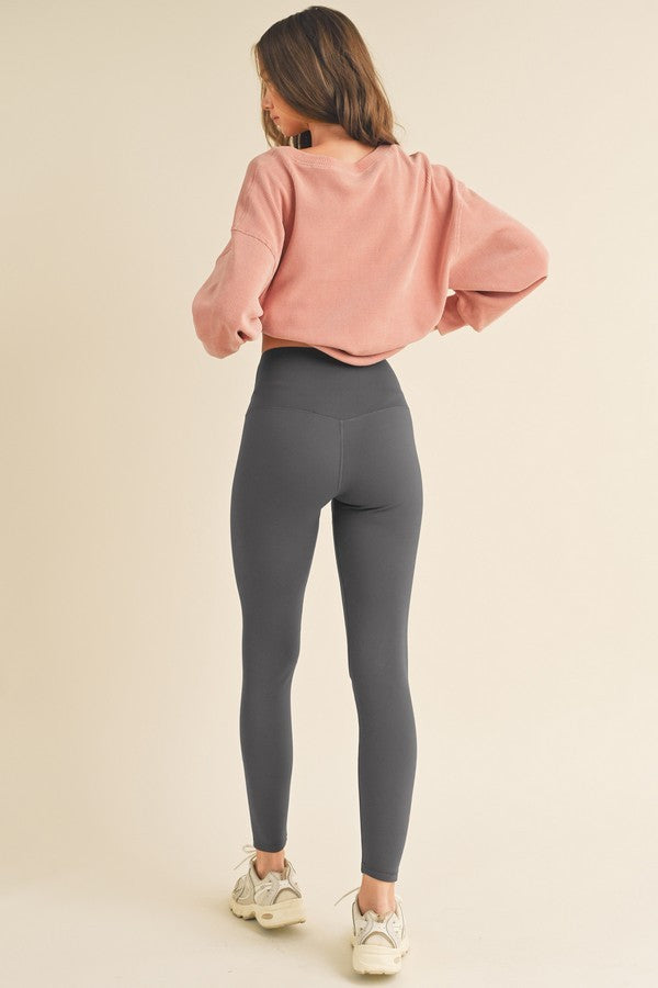Yelete Full Size Fleece Lined High Waisted Leggings Yelete Full Size Fleece Lined High Waisted Leggings