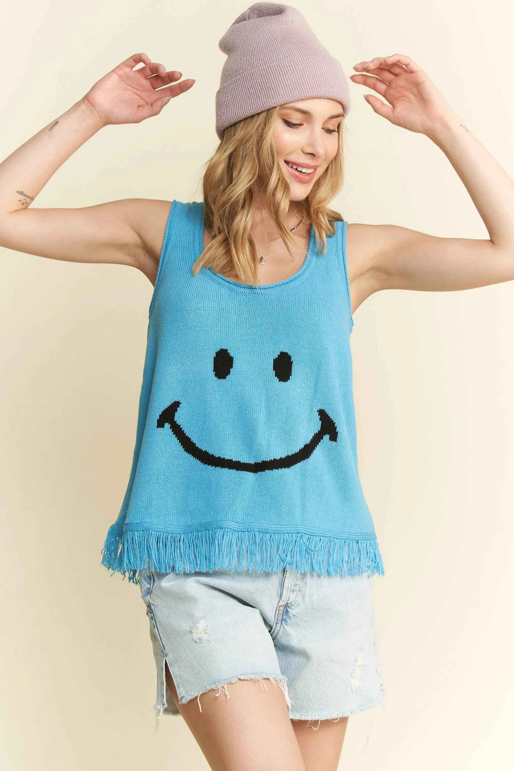 Jade By Jane Smiley Fringe Tank Top Jade By Jane Smiley Fringe Tank Top