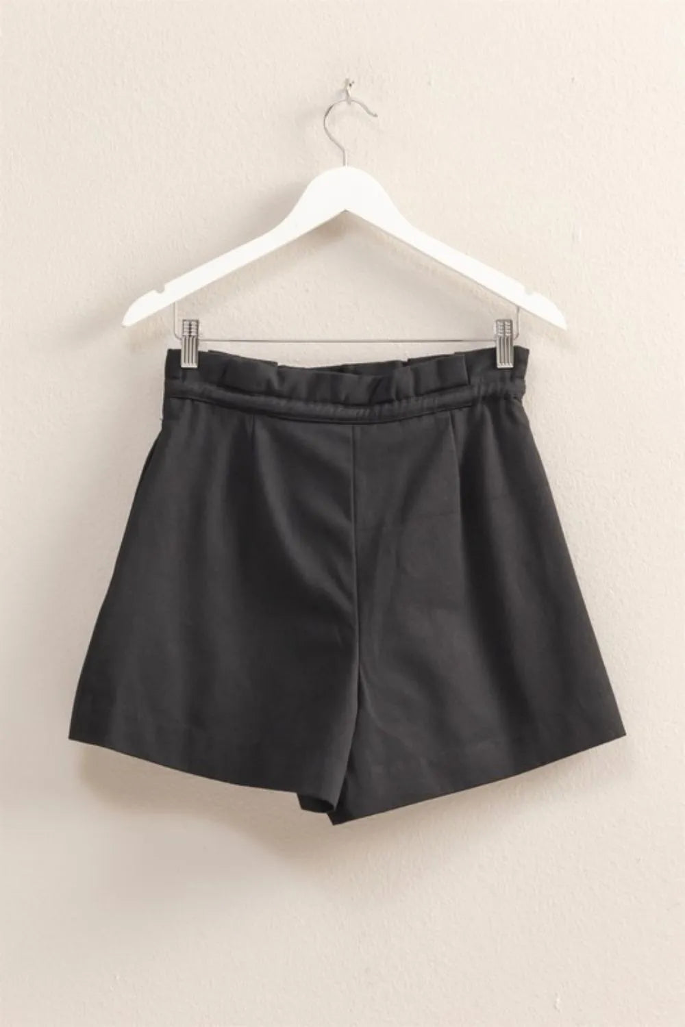 HYFVE High-Waisted Washed Twill Paperbag Shorts ce242211-36d8-4072-b9b3-567ad5210f65-Max-Origin