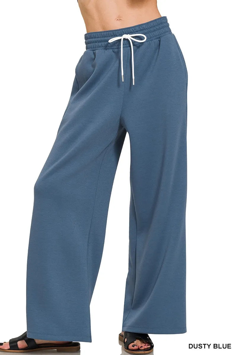 Zenana Scuba Drawstring Pants ce8b881780784430b7fe501aaf043e6c-Max-Origin