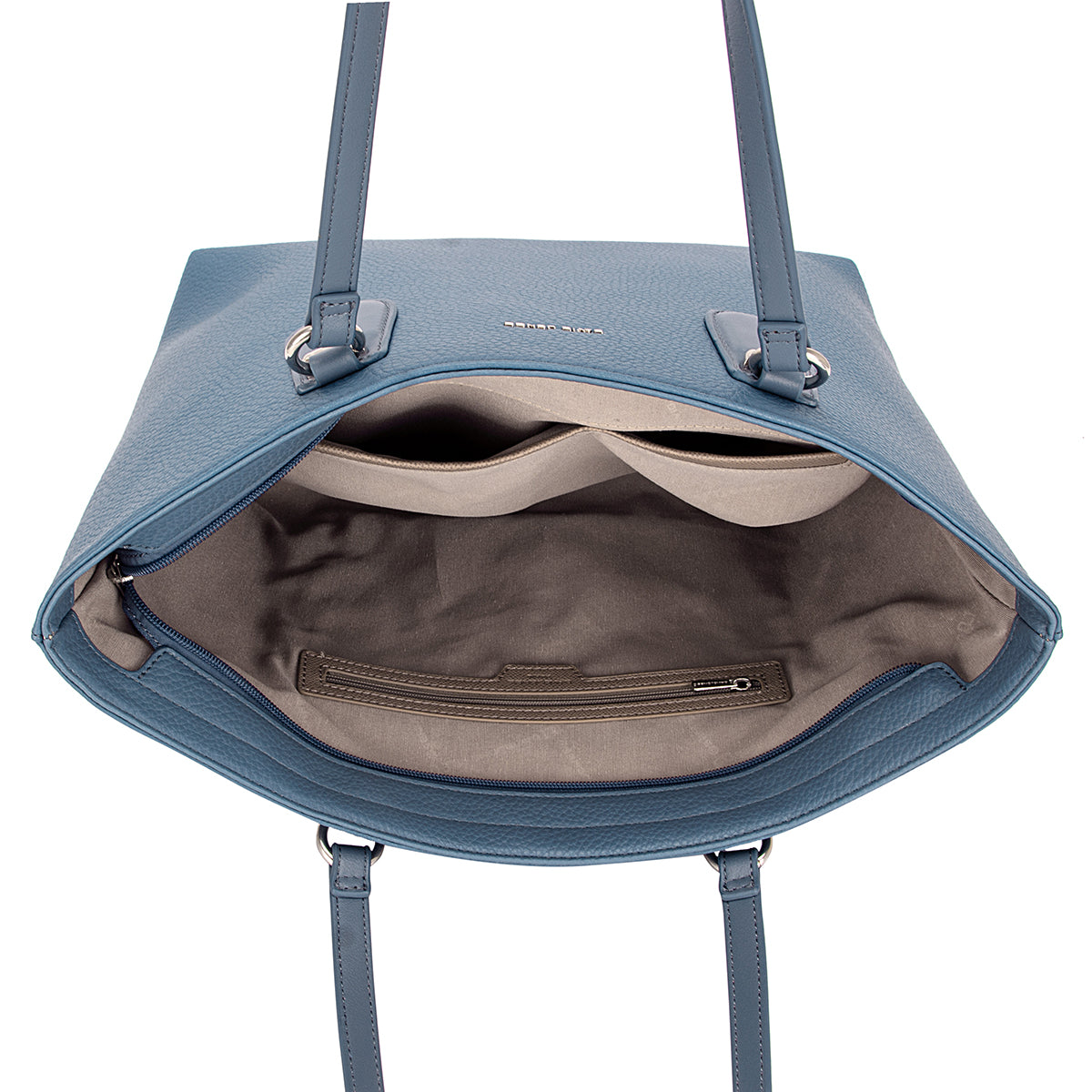 David Jones PU Leather Tote Bag David Jones PU Leather Tote Bag - TopFashionHQ