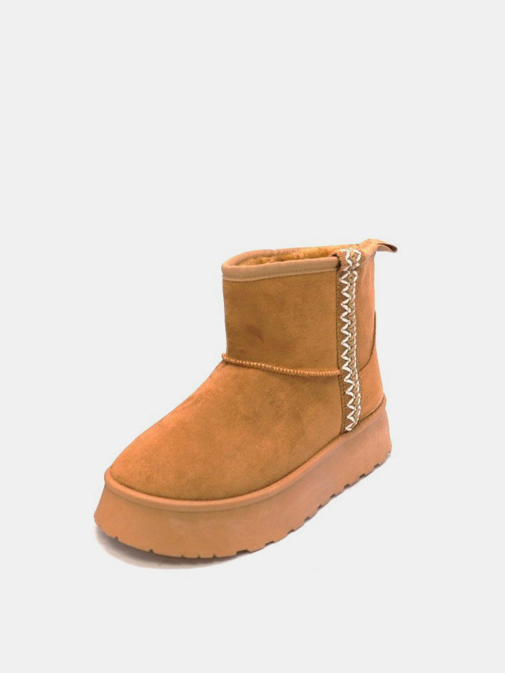 WILD DIVA Round Toe Platform Boots WILD DIVA Round Toe Platform Boots - TopFashionHQ